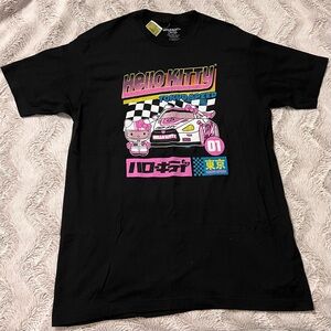 Hello Kitty race car t-shirt